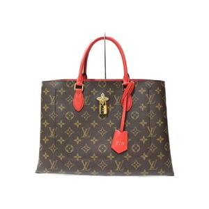 Louis Vuitton Flower Tote Monogram Coquelicot Red Handbag Shoulder Bag